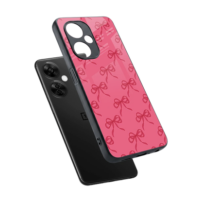 Ribbon Chic sleek oneplus nord ce 3 lite cover with tempered glass back and TPU edges