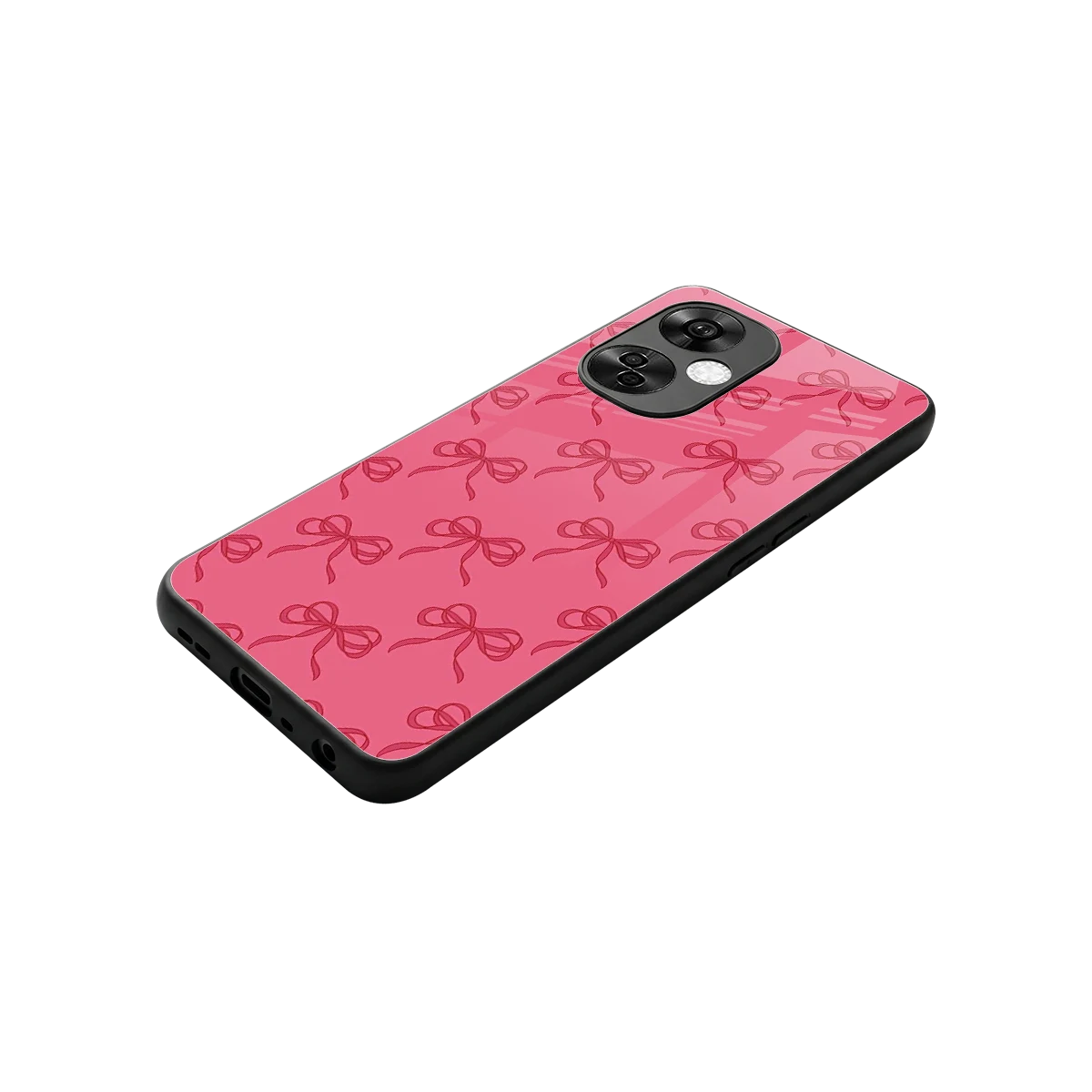 Ribbon Chic stylish phone case for oneplus nord ce 3 lite | glossy glass and slim fit