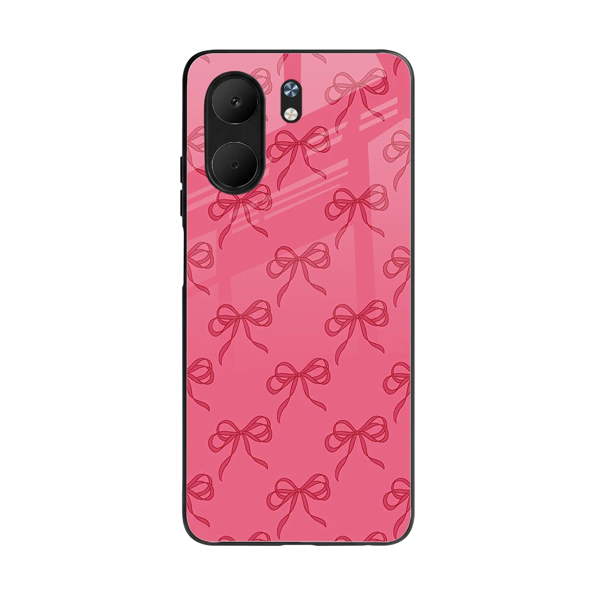 Ribbon Chic back phone cover | glass case for oppo a5x 5g