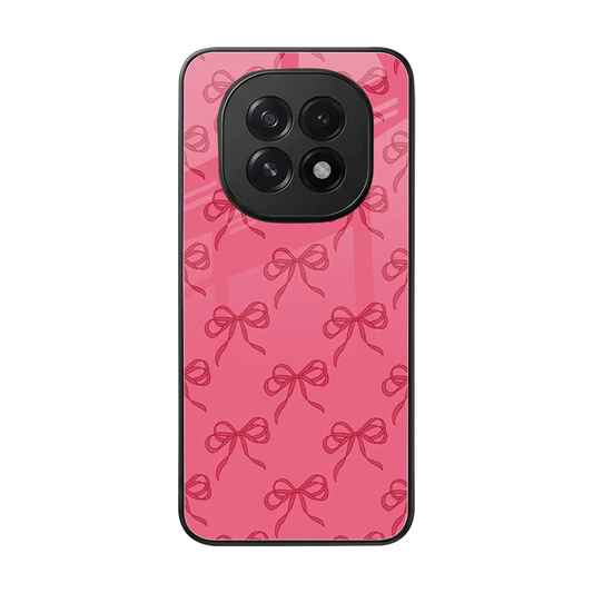 Ribbon Chic back phone cover | glass case for oppo f29 5g
