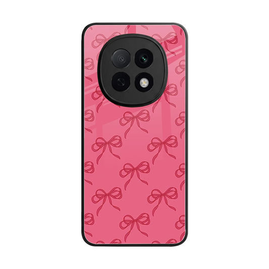 Ribbon Chic back phone cover | glass case for oppo f29 pro 5g