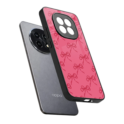 Ribbon Chic sleek oppo f29 pro 5g cover with tempered glass back and TPU edges