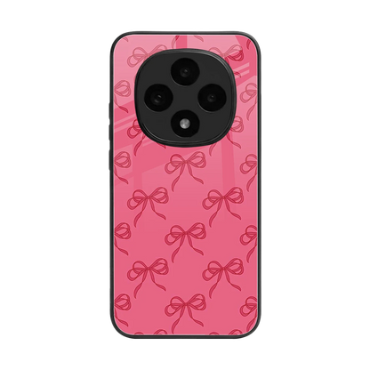 Ribbon Chic back phone cover | glass case for oppo f31 pro 5g