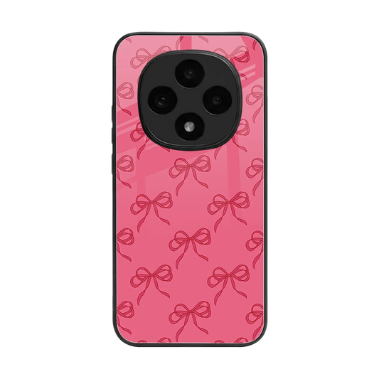 Ribbon Chic back phone cover | glass case for oppo f31 pro 5g