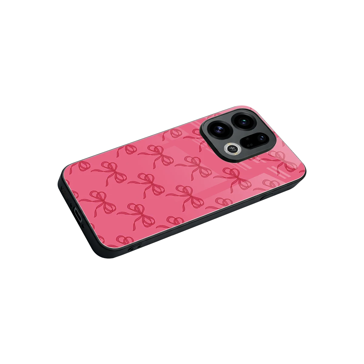 Ribbon Chic stylish phone case for oppo find x9 | glossy glass and slim fit