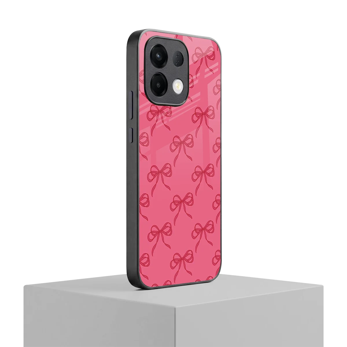 Ribbon Chic oppo k13 5g mobile cover | shockproof glass phone case