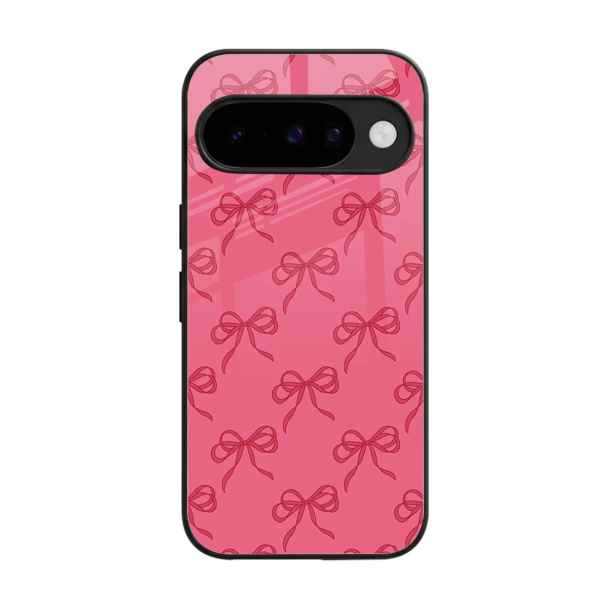 Ribbon Chic back phone cover | glass case for google pixel 10