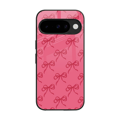 Ribbon Chic back phone cover | glass case for google pixel 10