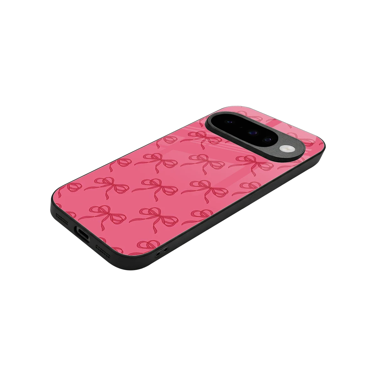 Ribbon Chic stylish phone case for google pixel 10 | glossy glass and slim fit