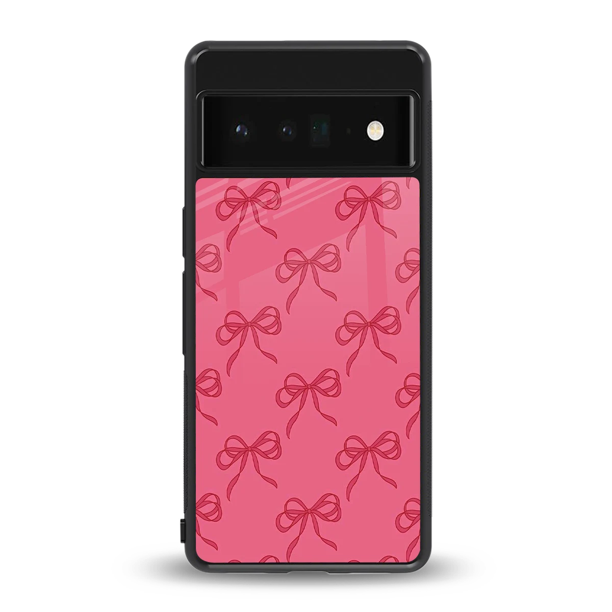 Ribbon Chic back phone cover | glass case for google pixel 6 pro