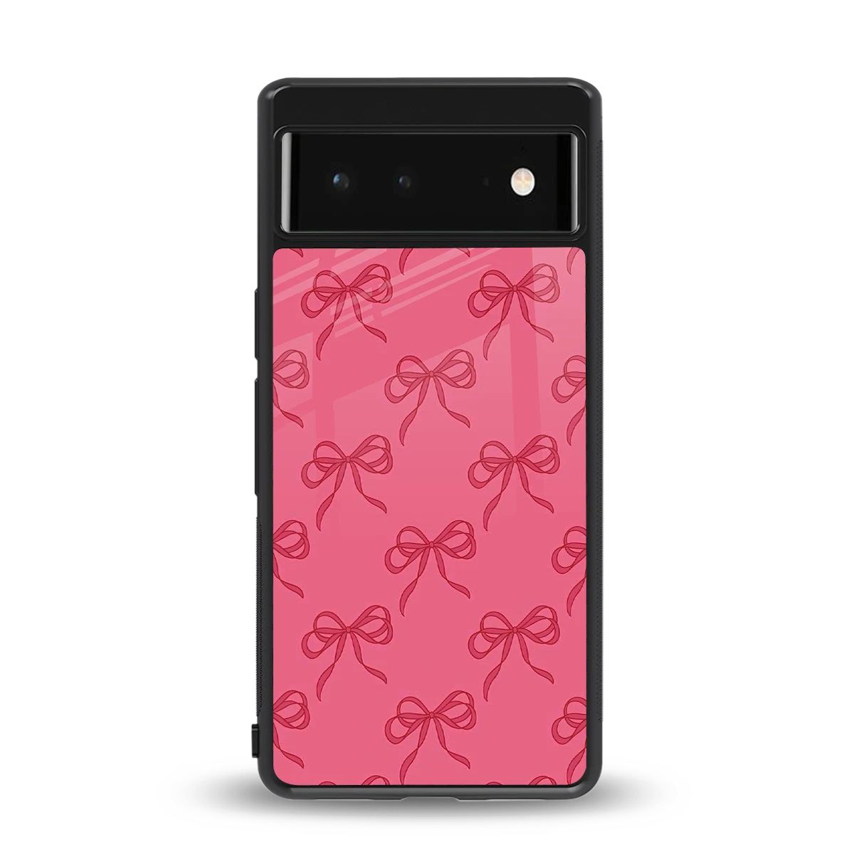 Ribbon Chic back phone cover | glass case for google pixel 6a