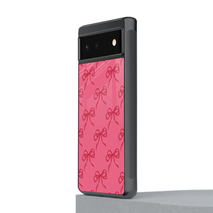 Ribbon Chic stylish phone case for google pixel 6 | glossy glass and slim fit