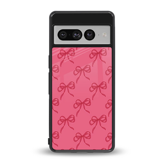 Ribbon Chic back phone cover | glass case for google pixel 7 pro