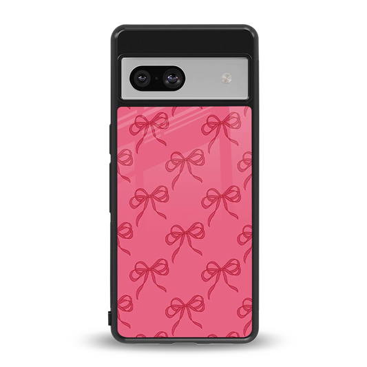 Ribbon Chic back phone cover | glass case for google pixel 7