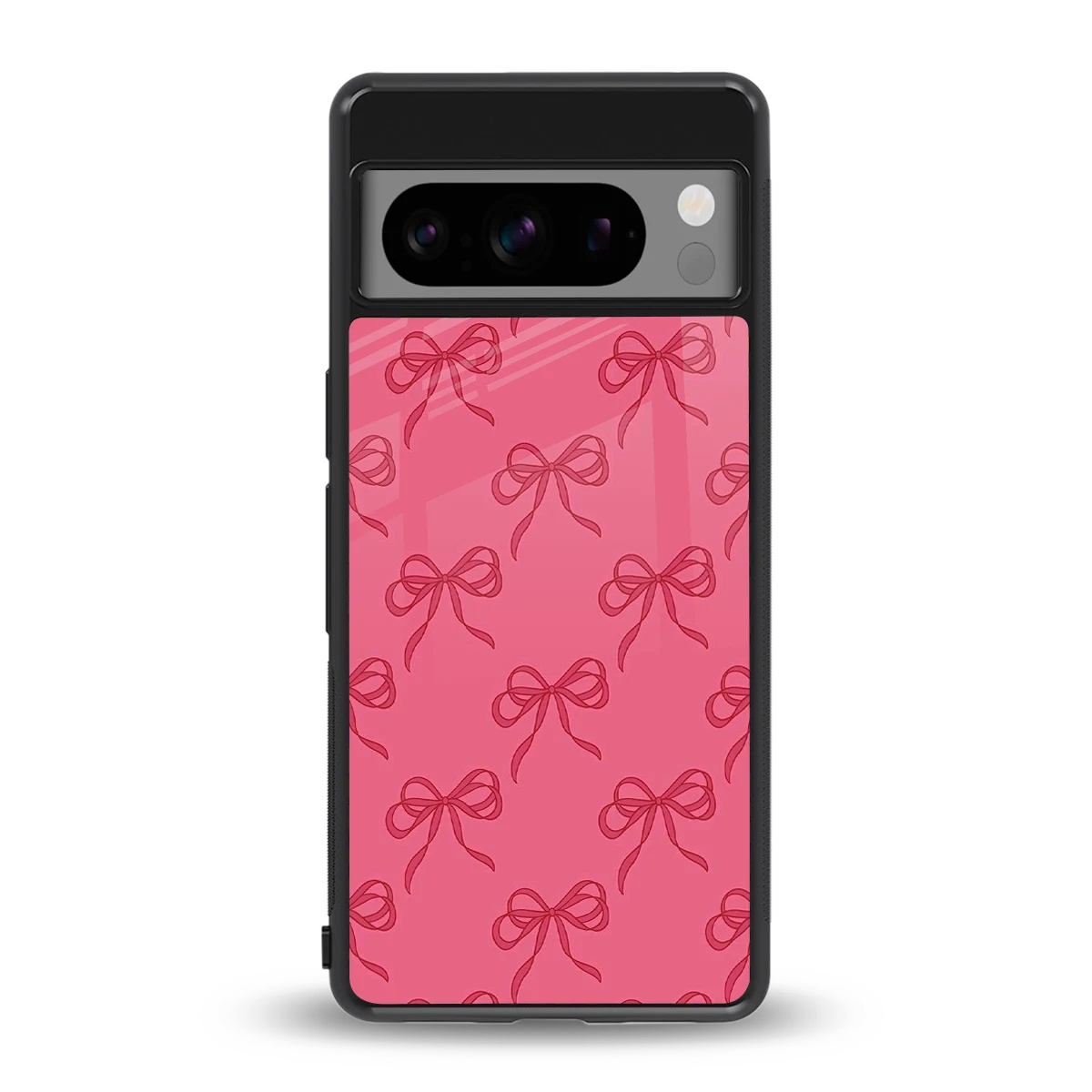 Ribbon Chic back phone cover | glass case for google pixel 8 pro