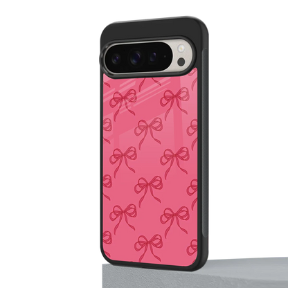Ribbon Chic google pixel 9 pro xl mobile cover | shockproof glass phone case