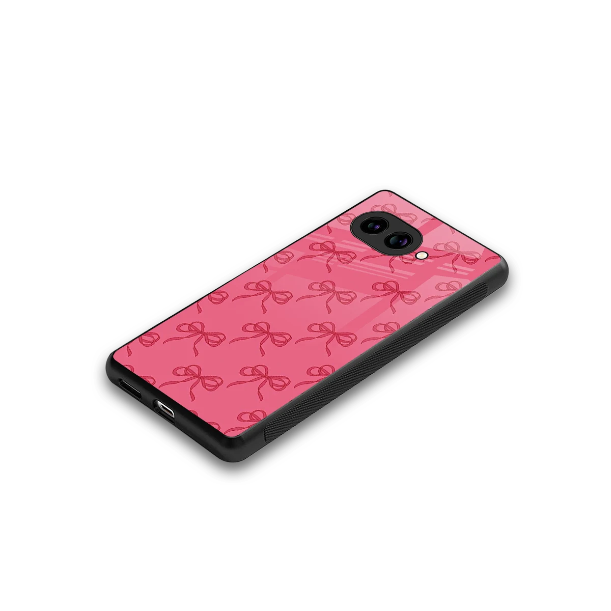 Ribbon Chic stylish phone case for google pixel 10a | glossy glass and slim fit