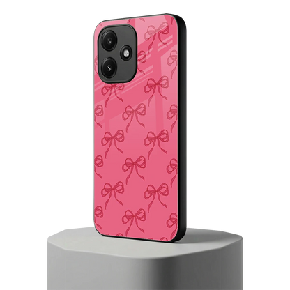 Ribbon Chic redmi 12 5g mobile cover | shockproof glass phone case