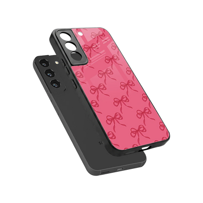 Ribbon Chic sleek samsung galaxy s22 cover with tempered glass back and TPU edges