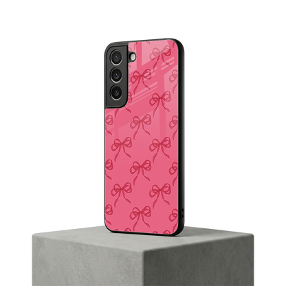 Ribbon Chic samsung galaxy s22 mobile cover | shockproof glass phone case