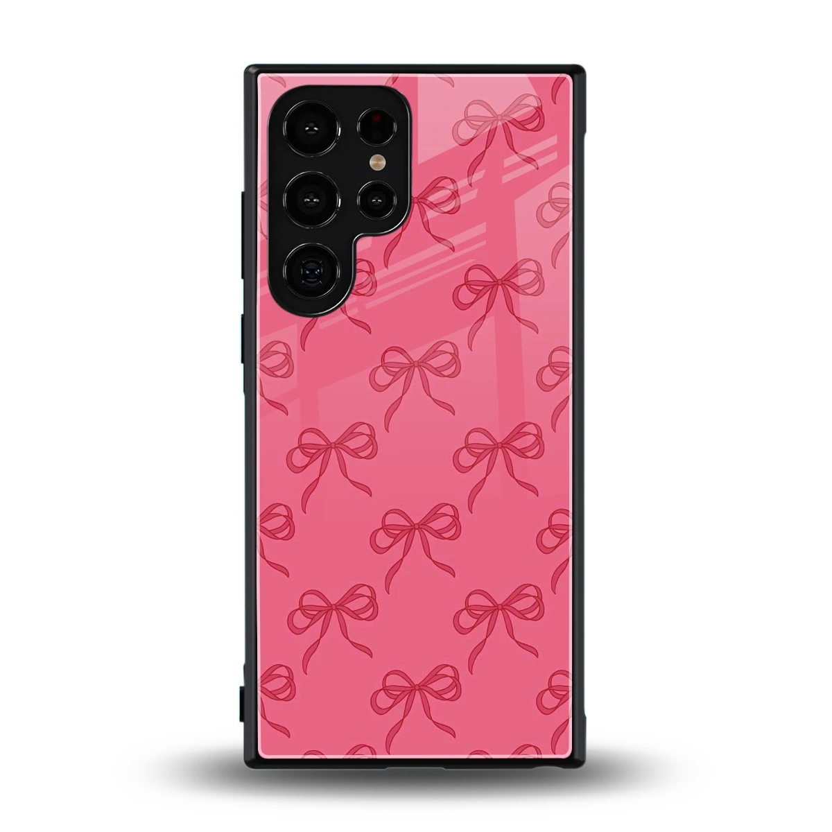 Ribbon Chic back phone cover | glass case for samsung galaxy s24 ultra