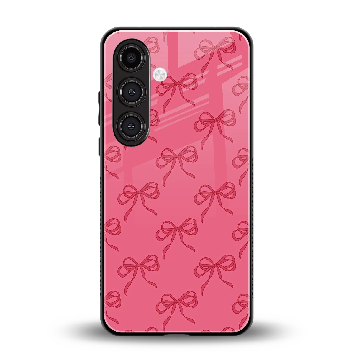Ribbon Chic back phone cover | glass case for samsung galaxy s26