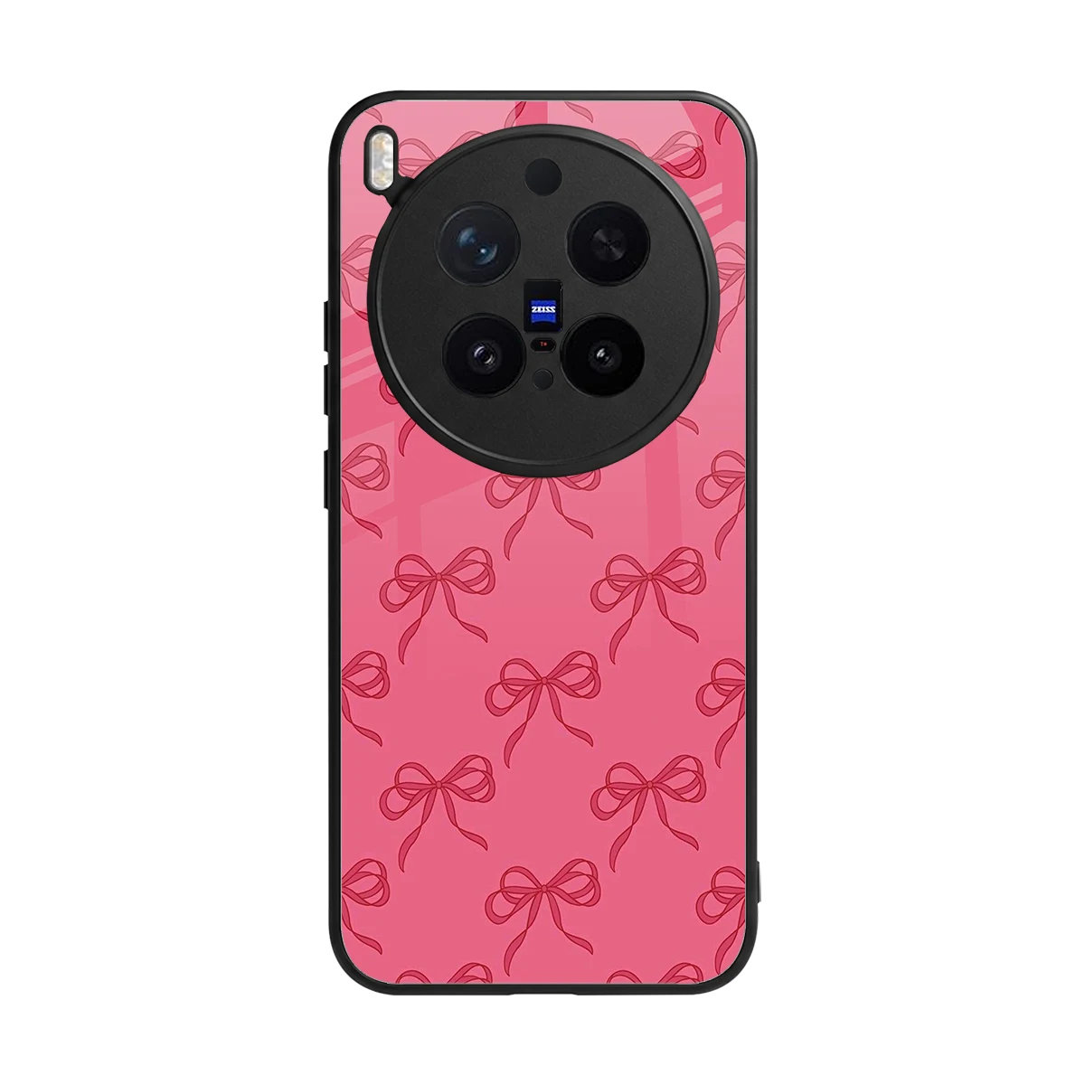 Ribbon Chic back phone cover | glass case for vivo x300 pro