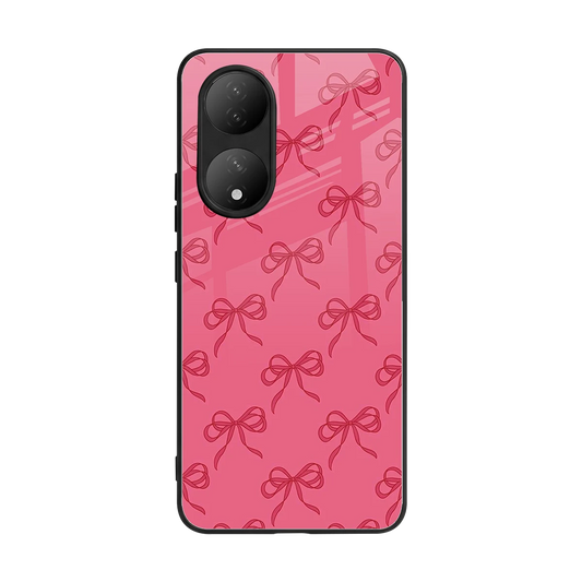 Ribbon Chic back phone cover | glass case for Vivo-y100