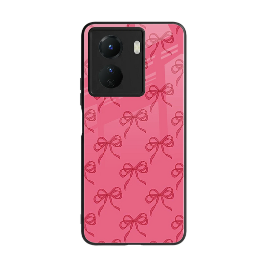 Ribbon Chic back phone cover | glass case for vivo y16