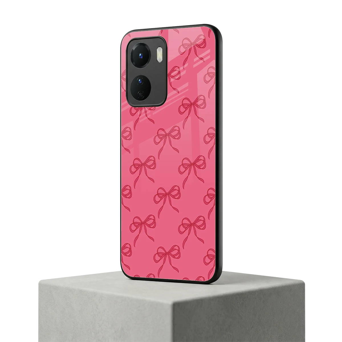 Ribbon Chic vivo y16 mobile cover | shockproof glass phone case