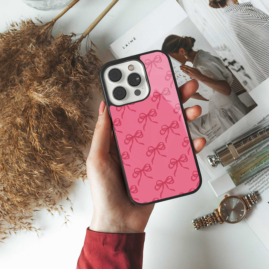 Ribbon Chic Phone Case for Iphone 13 | Glass Case