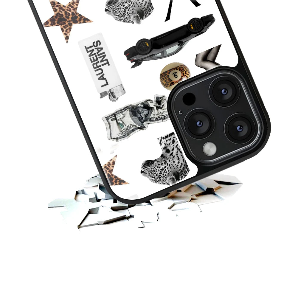 Durable Glass Back Mobile Case for iPhone, Samsung, OnePlus, Google Pixel, Redmi, Vivo, Oppo