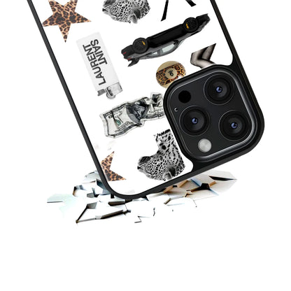 Durable Glass Back Mobile Case for iPhone, Samsung, OnePlus, Google Pixel, Redmi, Vivo, Oppo