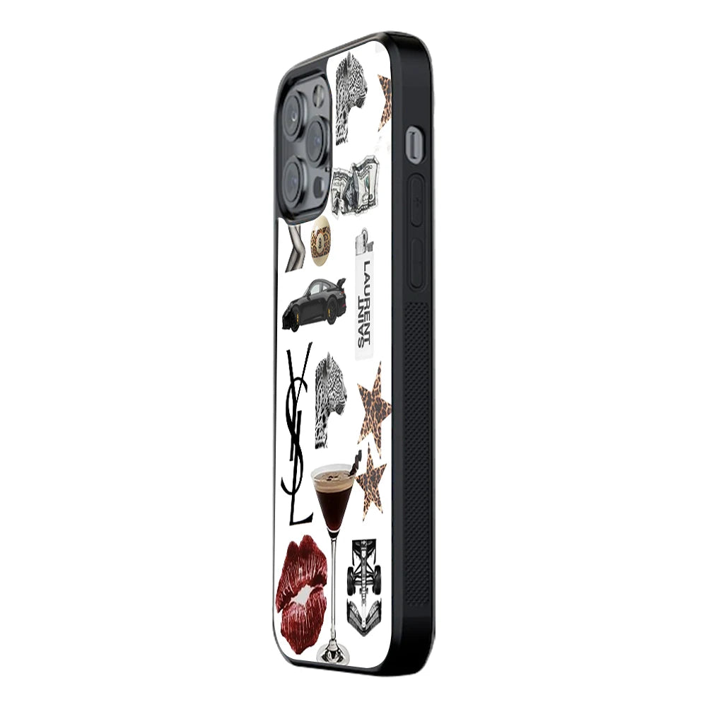 Trendy Glass Back Mobile Case for iPhone, Samsung, Redmi, OnePlus, Google Pixel, Motorola