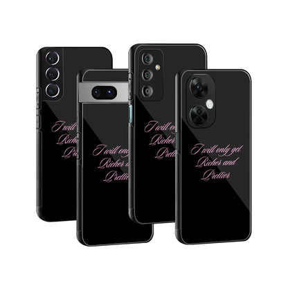 Stylish Glass Back Case for All Smartphones iPhone, Samsung, OnePlus, Pixel, Redmi, Oppo, Vivo, Motorola