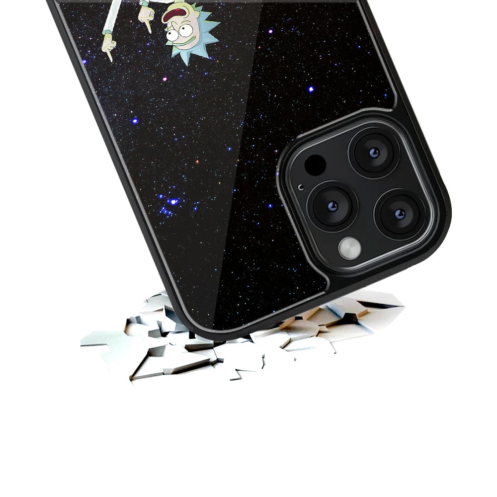 Durable Glass Back Mobile Case for iPhone, Samsung, OnePlus, Google Pixel, Redmi, Vivo, Oppo