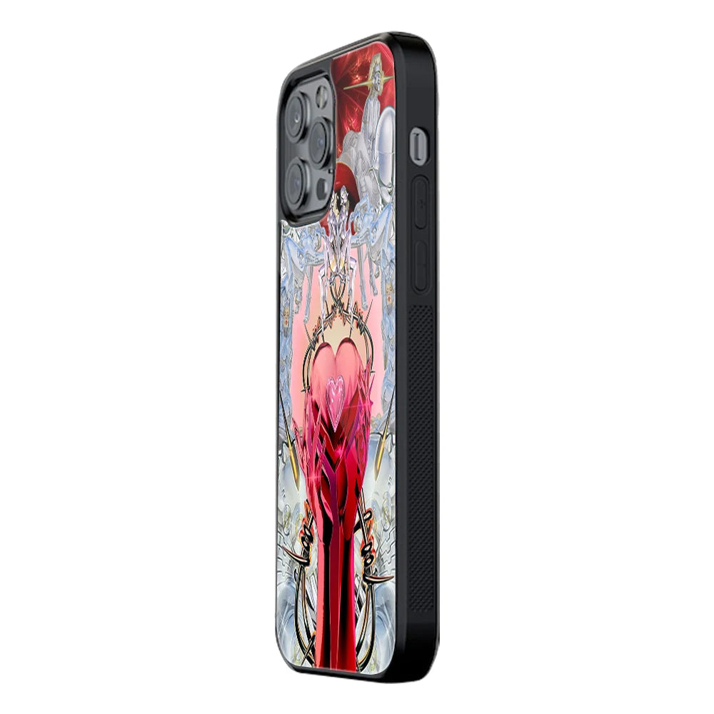 Trendy Glass Back Mobile Case for iPhone, Samsung, Redmi, OnePlus, Google Pixel, Motorola