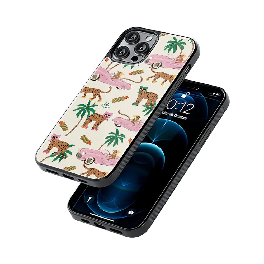 Protective Glass Back Phone Case Compatible with iPhone, Samsung, OnePlus, Pixel & More