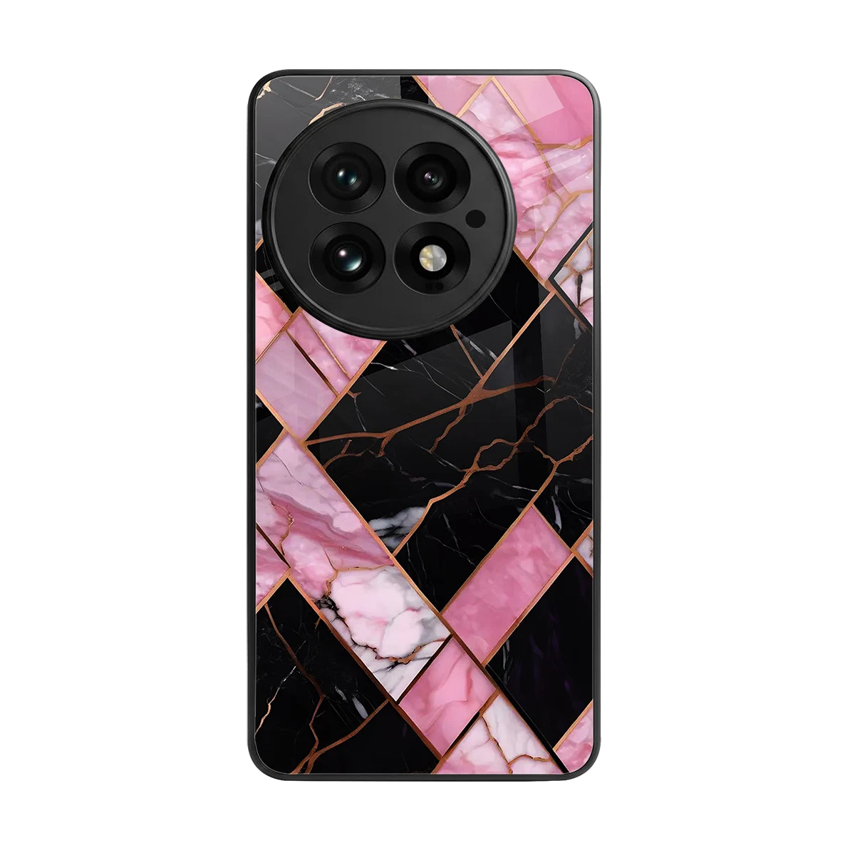 Rose Luxe back phone cover | glass case for oneplus 13