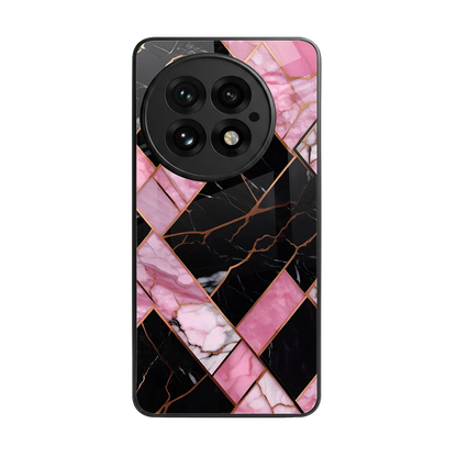 Rose Luxe back phone cover | glass case for oneplus 13