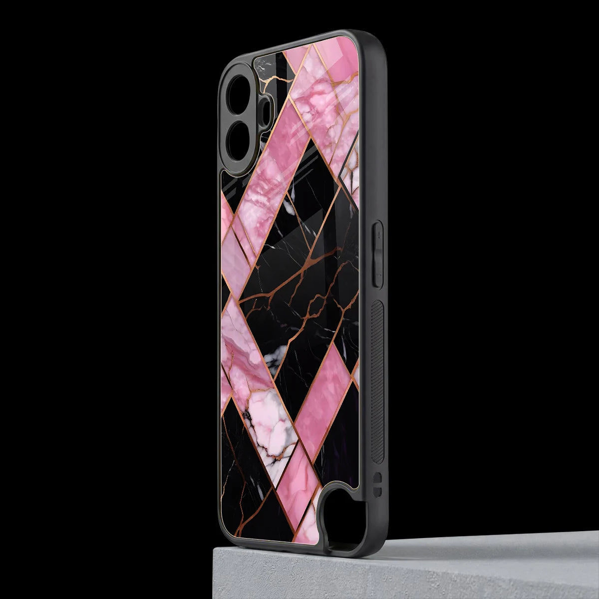 Rose Luxe cmf nothing phone 1 mobile cover | shockproof glass phone case