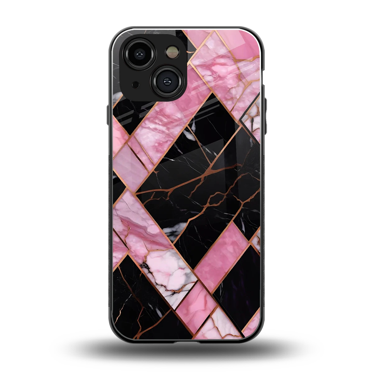 Rose Luxe back phone cover | glass case for iphone 13 mini