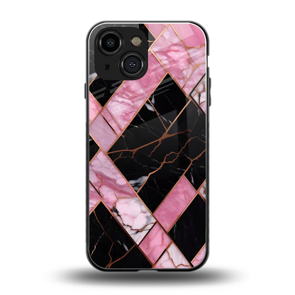 Rose Luxe back phone cover | glass case for iphone 13 mini
