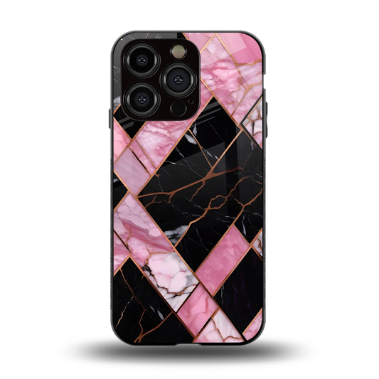 Rose Luxe back phone cover | glass case for iphone 13 pro