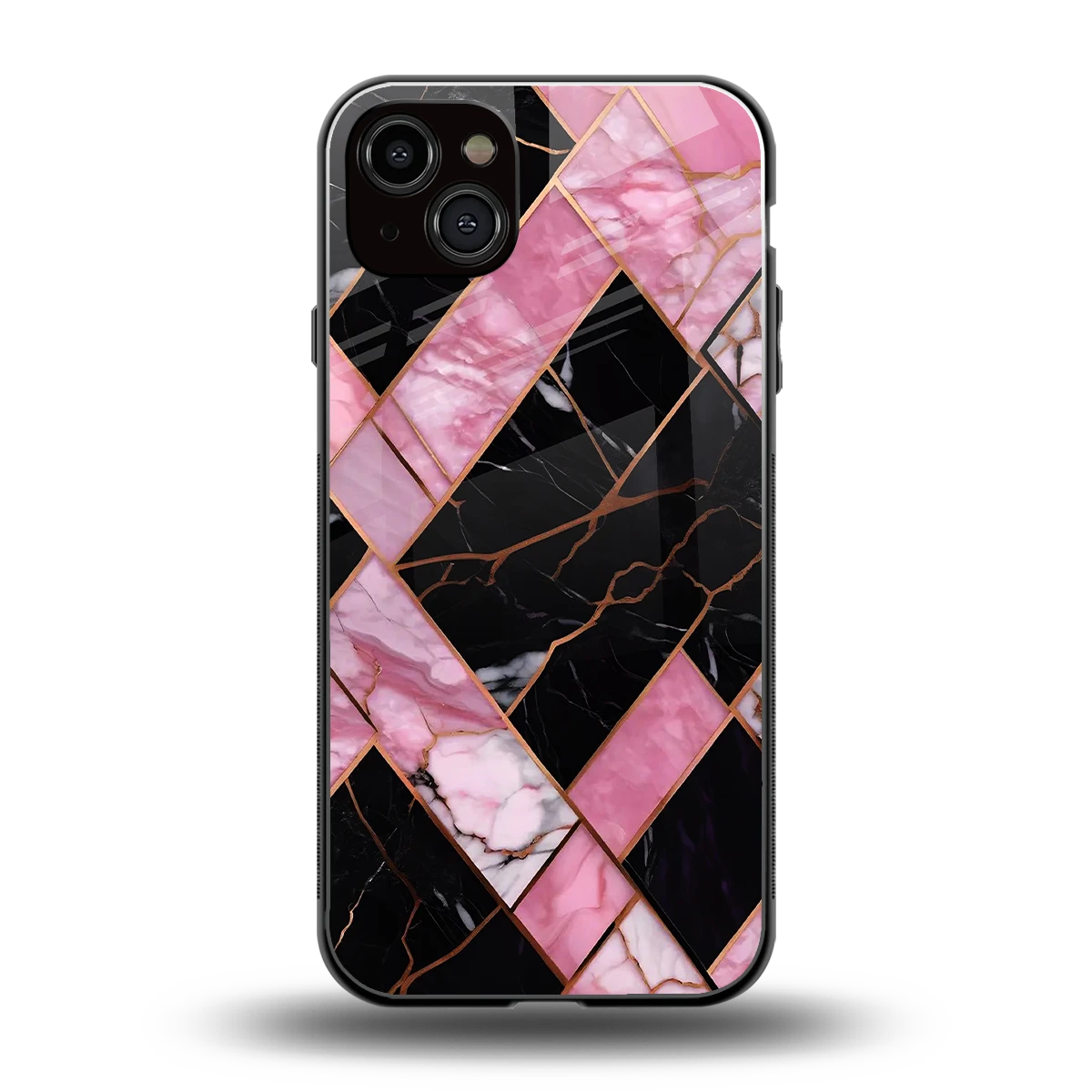 Rose Luxe back phone cover | glass case for iphone 15 plus