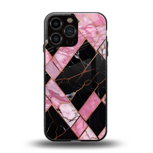 Rose Luxe back phone cover | glass case for iphone 15 pro max