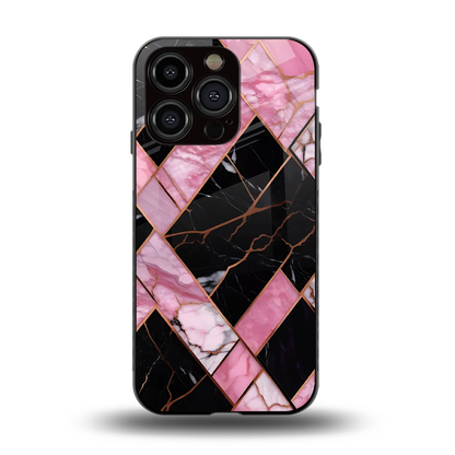 Rose Luxe back phone cover | glass case for iphone 15 pro