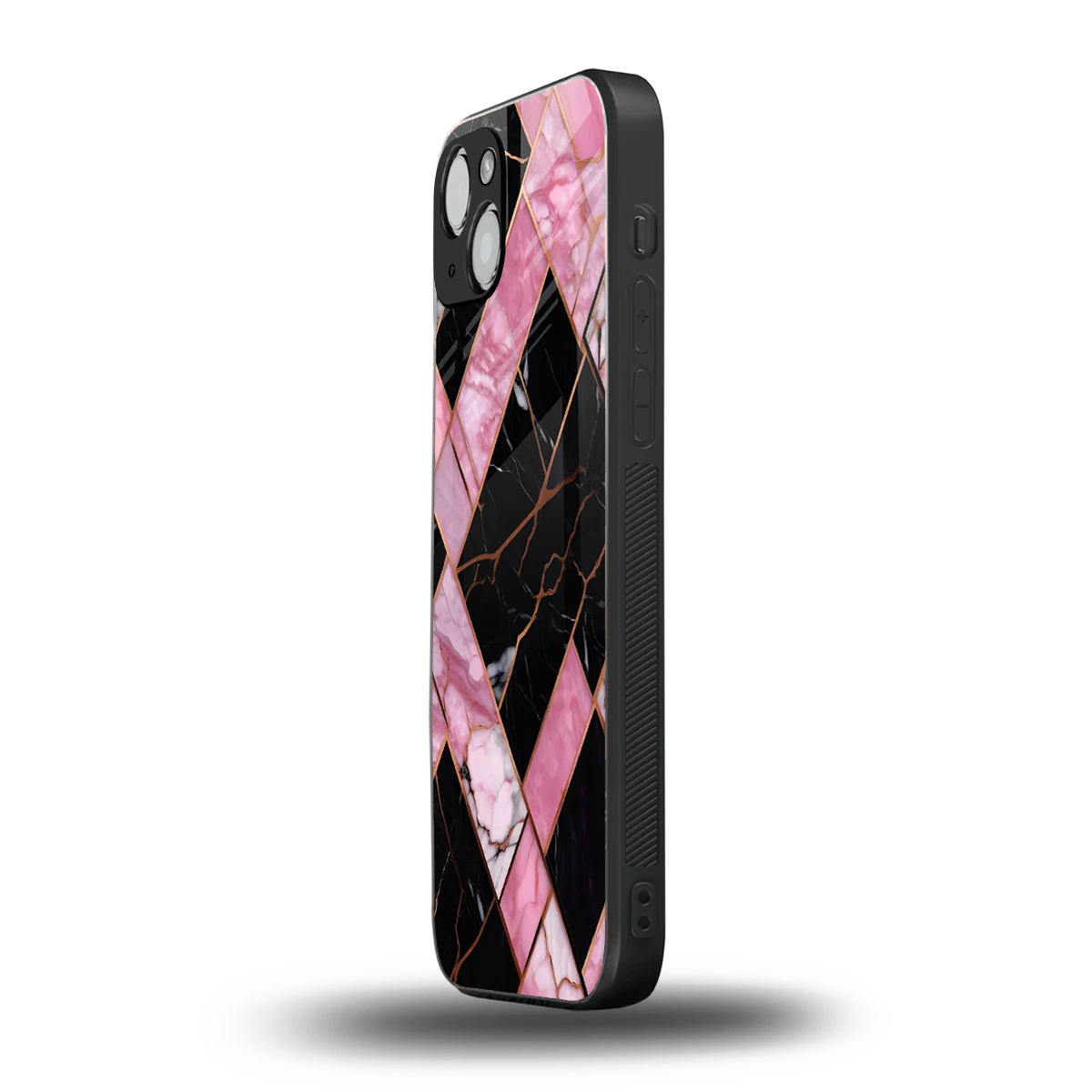 Rose Luxe iphone 15 mobile cover | shockproof glass phone case