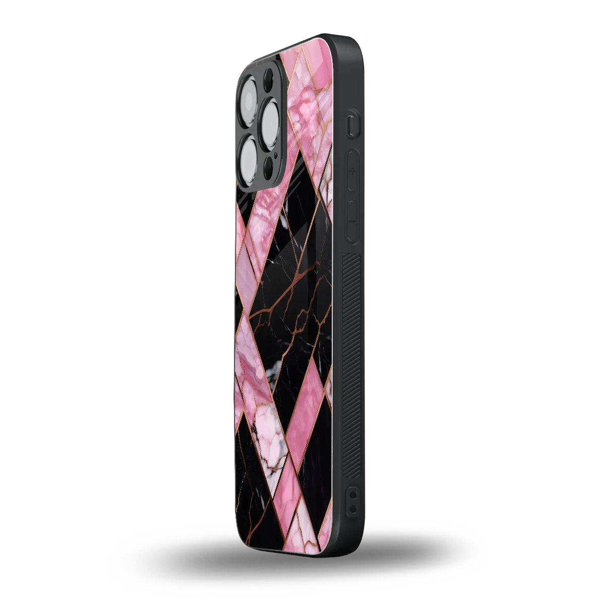 Rose Luxe iphone 16 pro max mobile cover | shockproof glass phone case