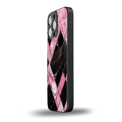 Rose Luxe iphone 16 pro max mobile cover | shockproof glass phone case